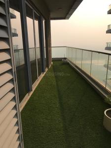 Balcony Image of 2105 Sq.ft 3 BHK Apartment / Flat for rent in Supertech Supernova, Sector 94 Noida for Rs. 75000