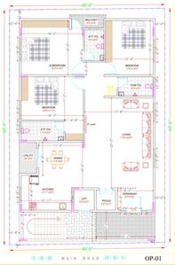 Floor Plan Image of 2400 Sq.ft 3 BHK Builder Floor for sale in Doddakallasandra Bengaluru for Rs. 21000000