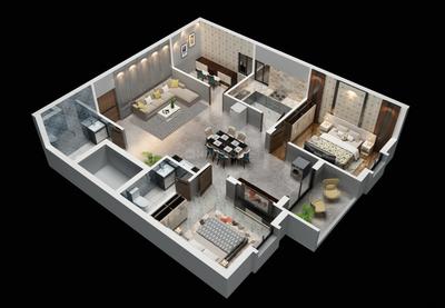 Image of 1929 Sq.ft 3 BHK Apartment / Flat for sale in Badaraghunathpur, Bhubaneswar for Rs. 10000000