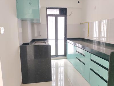 Kitchen Image of 700 Sq.ft 2 BHK Apartment / Flat for rent in Rustomjee Bella Wing A And B, Bhandup West Mumbai for Rs. 41200