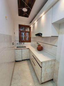 Kitchen Image of 800 Sq.ft 2 BHK Builder Floor for rent in Dwarka Mor New Delhi for Rs. 14000