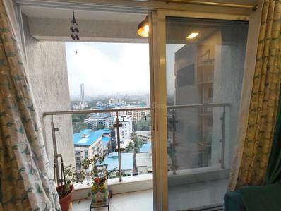 Balcony Image of 625 Sq.ft 1 BHK Apartment / Flat for sale in Ashar Aria, Kalwa Thane for Rs. 9000000