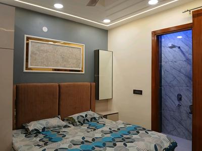 Bedroom Two Image of 1200 Sq.ft 3 BHK Builder Floor for rent in Dwarka Mor New Delhi for Rs. 32000