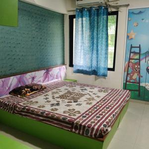 Bedroom Image of 1350 Sq.ft 2 BHK Apartment / Flat for rent in Pramukh Gardens, Park City Silvassa for Rs. 20000