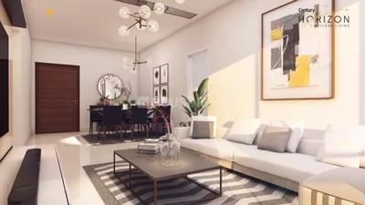 Hall Image of 1535 Sq.ft 4 BHK Apartment / Flat for rent in Century Horizon, Jakkur Bengaluru for Rs. 75000