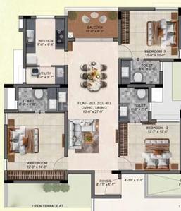 Image of 1499 Sq.ft 3 BHK Apartment / Flat for sale in Mylapore, Chennai for Rs. 31800000