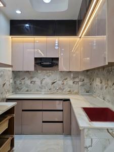 Kitchen Image of 900 Sq.ft 3 BHK Apartment / Flat for sale in G3 Builders Floor by G3 Buildtech, Uttam Nagar New Delhi for Rs. 6400000