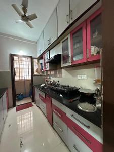 Kitchen Image of 1550 Sq.ft 3 BHK Apartment / Flat for rent in Shikhar Balaji Heights, Mahalakshmi Nagar Indore for Rs. 35000