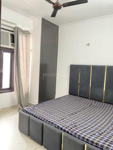 Bedroom Image of 708 Sq.ft 1 BHK Builder Floor for rent in Saket New Delhi for Rs. 19000