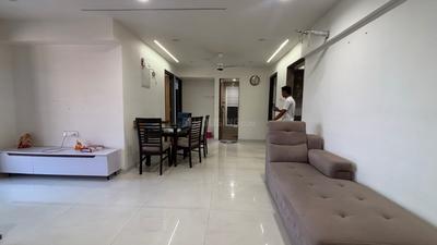 Hall Image of 1760 Sq.ft 2 BHK Apartment / Flat for rent in Bhagwati 19 East, Nerul Navi Mumbai for Rs. 110000