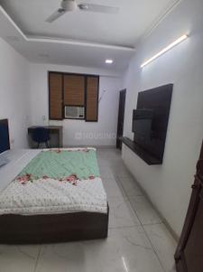 Bedroom Image of 700 Sq.ft 1 BHK Builder Floor for rent in Sector 57 Gurgaon for Rs. 22000