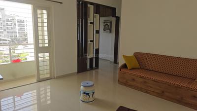 Living Room Image of 730 Sq.ft 1 BHK Apartment / Flat for rent in Roongta Saffire Phase 2, Rane Nagar Nashik for Rs. 13000