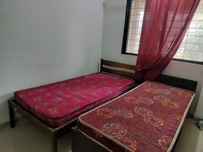 Bedroom Image of 700 Sq.ft 1.5 BHK Apartment / Flat for rent in Wakadkar Mahalaxmi Complex, Wakad Pune for Rs. 26000