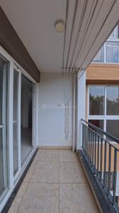 Balcony Image of 1414 Sq.ft 3 BHK Apartment / Flat for rent in SNN Raj Greenbay, Doddanagamangala Bengaluru for Rs. 58000