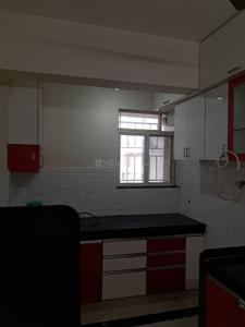 Kitchen Image of 1350 Sq.ft 3 BHK Apartment / Flat for rent in Mont Vert Belbrook, Bhugaon Pune for Rs. 30000