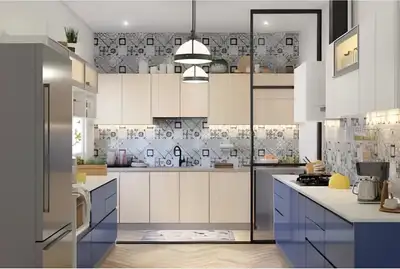 Kitchen Image of 1560 Sq.ft 3 BHK Builder Floor for sale in Trehan Luxury Floors 71, Sector 71 Gurgaon for Rs. 20470000
