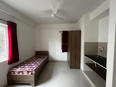 Bedroom Image of 250 Sq.ft 1 RK Studio for rent in Hennur Bengaluru for Rs. 13000