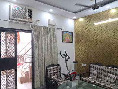 Living Room Image of 670 Sq.ft 1 BHK Builder Floor for rent in Bindapur New Delhi for Rs. 19000