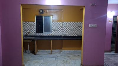 Kitchen Image of 1250 Sq.ft 3 BHK Apartment / Flat for rent in gokul dham, Keshtopur Kolkata for Rs. 21000