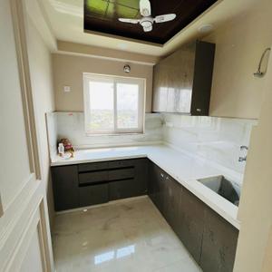 Kitchen Image of 1520 Sq.ft 3 BHK Apartment / Flat for rent in MRG Altura IV, Mansarovar Extension Jaipur for Rs. 26000