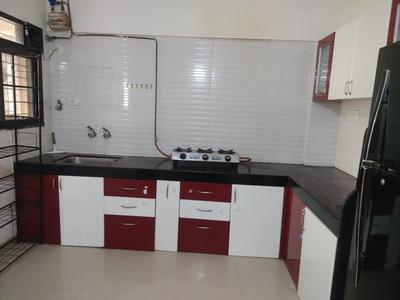 Kitchen Image of 1400 Sq.ft 3 BHK Apartment / Flat for rent in Sanskriti Culture Society, Wakad Pune for Rs. 35000
