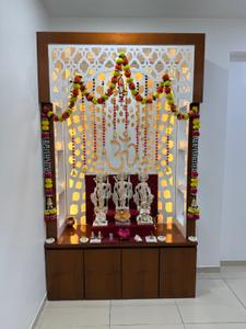 Pooja Room Image of 2200 Sq.ft 4 BHK Penthouse for sale in Ambica Kishan Galaxy, Bhayli Vadodara for Rs. 8900000