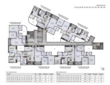 Image of 1367 Sq.ft 3 BHK Apartment / Flat for sale in Kumar Purab A3 Building, Magarpatta City, Pune for Rs. 12699000