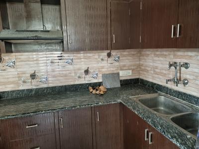 Kitchen Image of 1100 Sq.ft 2 BHK Builder Floor for rent in Huda Sectors Panipat for Rs. 16000