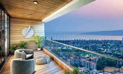 Balcony Image of 1510 Sq.ft 3 BHK Apartment / Flat for sale in Metricon The Gateway, Vashi Navi Mumbai for Rs. 32500000