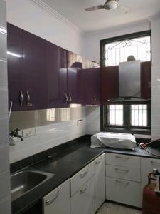 Kitchen Image of 700 Sq.ft 2 BHK Builder Floor for rent in Ranjeet Nagar New Delhi for Rs. 28000