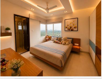 Bedroom Image of 1150 Sq.ft 2 BHK Apartment / Flat for sale in Goldbricks Aastha Apartment M7 Phase I Anandam World City, Labhandih Raipur for Rs. 4450000