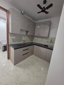 Kitchen Image of 580 Sq.ft 1 BHK Builder Floor for rent in Lajpat Nagar New Delhi for Rs. 28500