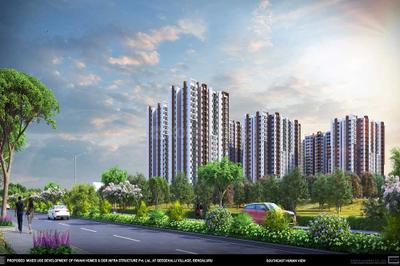 Image of 1049 Sq.ft 2 BHK Apartment / Flat for sale in Pavani Mirabilia, K R Puram, Bengaluru for Rs. 15163000