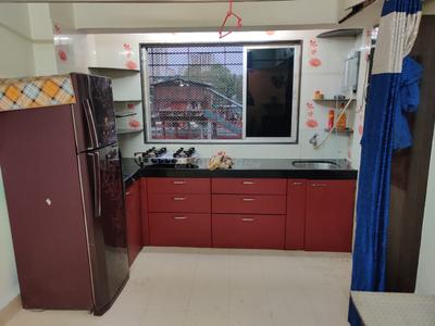 Kitchen Image of 270 Sq.ft 1 RK Apartment / Flat for rent in Abhyudaya Nagar Dolphin CHS, Parel Mumbai for Rs. 27000