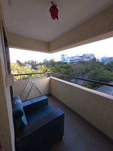Balcony Image of 600 Sq.ft 1 BHK Apartment / Flat for rent in Naiknavare Sunshine Court, Kalyani Nagar Pune for Rs. 40000