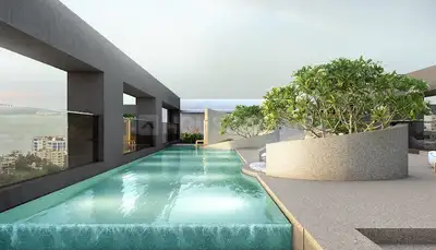 Image of 1420 Sq.ft 3 BHK Apartment / Flat for sale in Raheja Park West, Santacruz West, Mumbai for Rs. 104000000