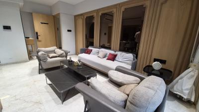 Living Room Image of 960 Sq.ft 2 BHK Apartment / Flat for rent in Majestique Towers East, Upper Kharadi Pune for Rs. 50000