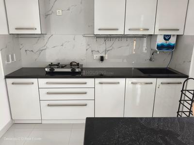 Kitchen Image of 350 Sq.ft 1 RK Builder Floor for rent in Koramangala Bengaluru for Rs. 21000