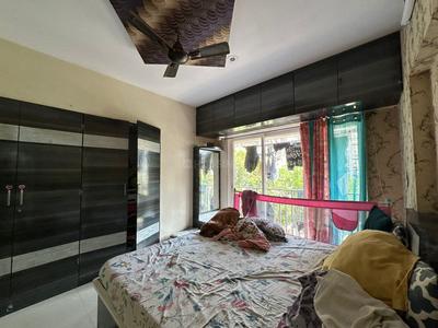Bedroom Image of 650 Sq.ft 1 BHK Apartment / Flat for sale in Wadhwa Evergreen Heights, Kalwa Thane for Rs. 8500000