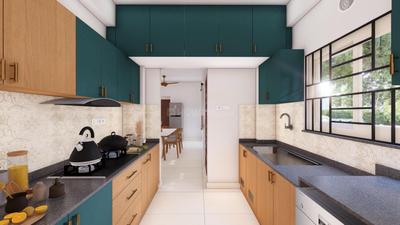 Kitchen Image of 1850 Sq.ft 4 BHK Apartment / Flat for rent in Raja Annamalai Puram Chennai for Rs. 120000