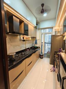 Kitchen Image of 1750 Sq.ft 3 BHK Apartment / Flat for rent in Paradise Sai World City, Panvel Navi Mumbai for Rs. 48700