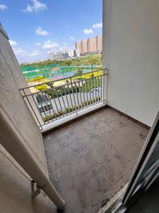 Balcony Image of 1320 Sq.ft 3 BHK Apartment / Flat for rent in Ramky One Karnival, Electronic City Bengaluru for Rs. 45000
