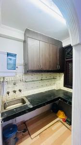 Kitchen Image of 400 Sq.ft 1 BHK Builder Floor for rent in New Ashok Nagar New Delhi for Rs. 15000