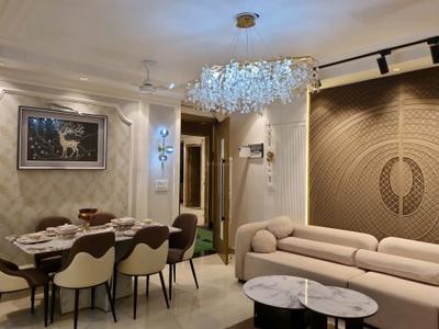 Living Room Image of 1000 Sq.ft 3 BHK Apartment / Flat for sale in Hans Luxury Floor, Hastsal New Delhi for Rs. 6200000