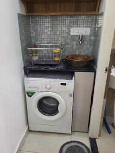 Kitchen Image of 300 Sq.ft 1 R Studio for rent in NRI Layout Bengaluru for Rs. 12000