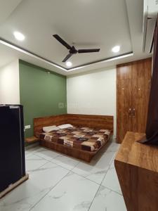Bedroom Image of 395 Sq.ft 1 RK Studio for rent in Vijay Nagar Indore for Rs. 13999