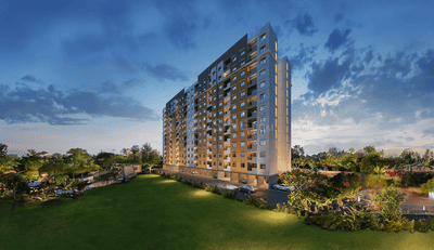 Image of 915 Sq.ft 2 BHK Apartment / Flat for sale in Purva Windermere Phase 4C, Pallikaranai, Chennai for Rs. 7600000