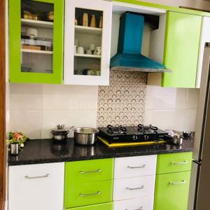 Kitchen Image of 632 Sq.ft 1 BHK Builder Floor for rent in Said-Ul-Ajaib New Delhi for Rs. 13250