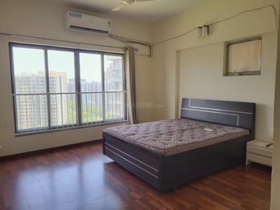 Bedroom Image of 1850 Sq.ft 2.5 BHK Apartment / Flat for rent in Adani The Meadows, Shantigram Ahmedabad for Rs. 46000