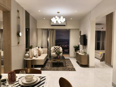 Living Room Image of 560 Sq.ft 2 BHK Apartment / Flat for sale in Natasha Atlantis, Vikhroli East Mumbai for Rs. 13000000